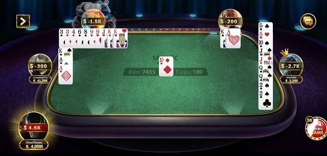 Tuân thủ quy tắc bài lớn đi trước bài nhỏ đi sau