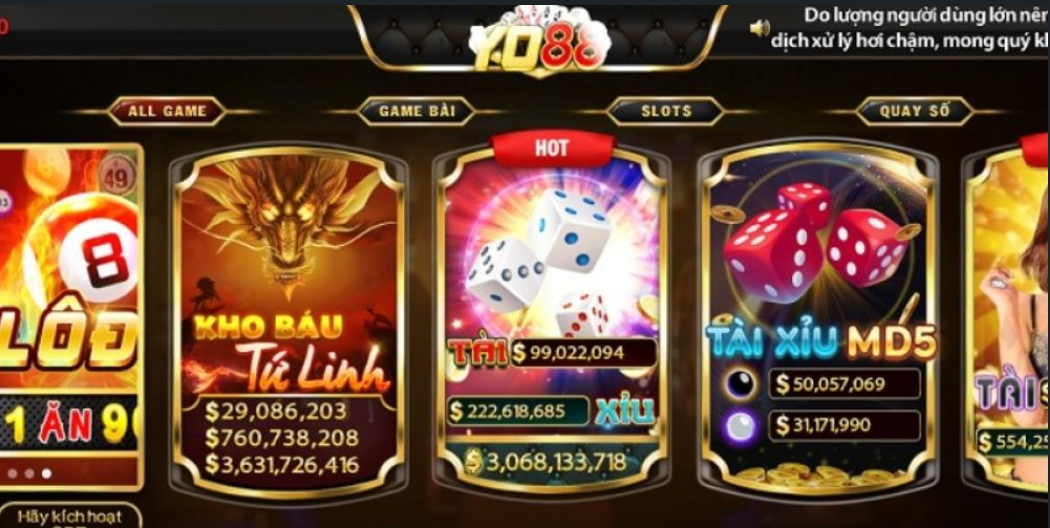 kham pha game tai xiu